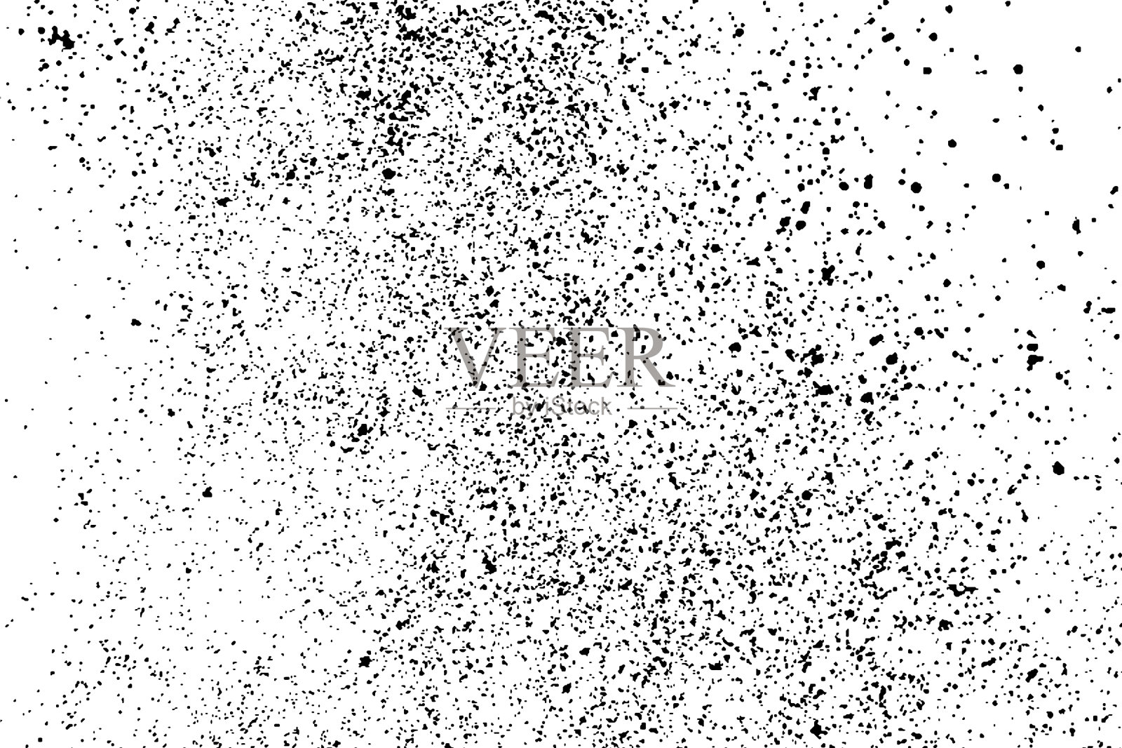 黑色颗粒状纹理孤立在白色上插画图片素材