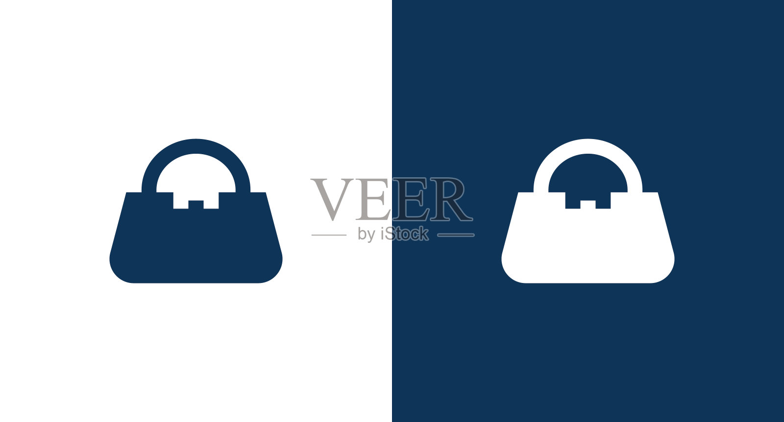 网页和移动的女人包图标图标素材