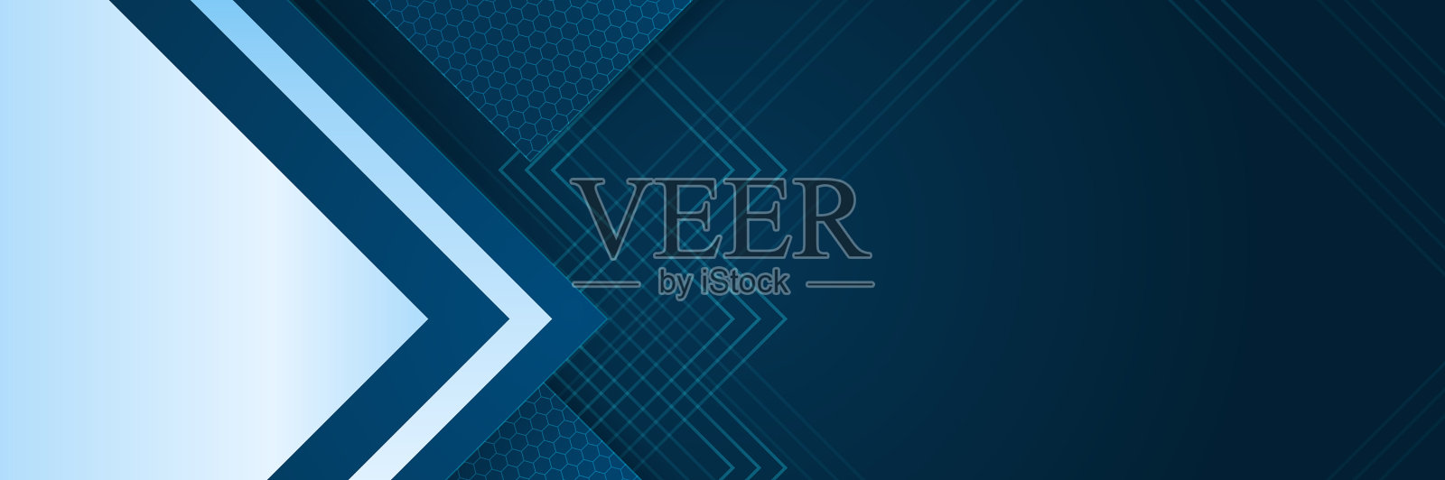 阴影形状深蓝抽象，几何宽插画图片素材