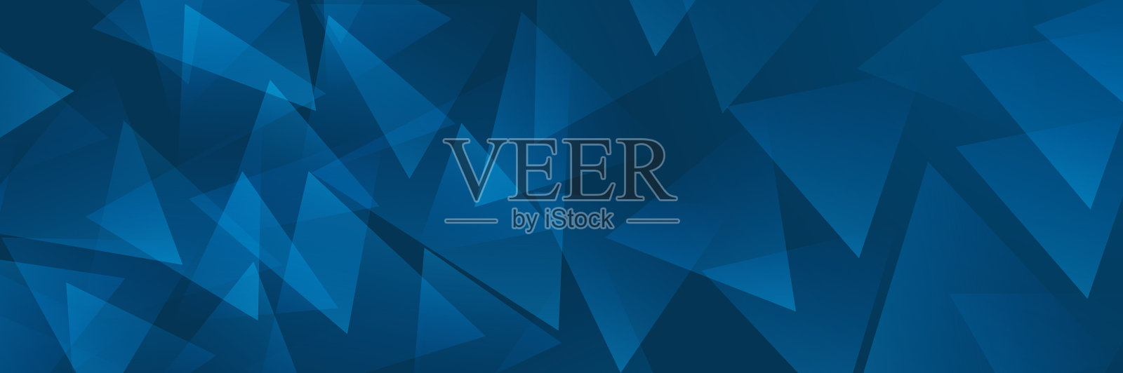 三角形形状深蓝抽象几何宽插画图片素材