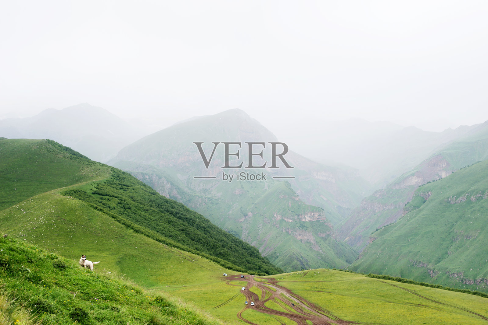 高加索山脉照片摄影图片