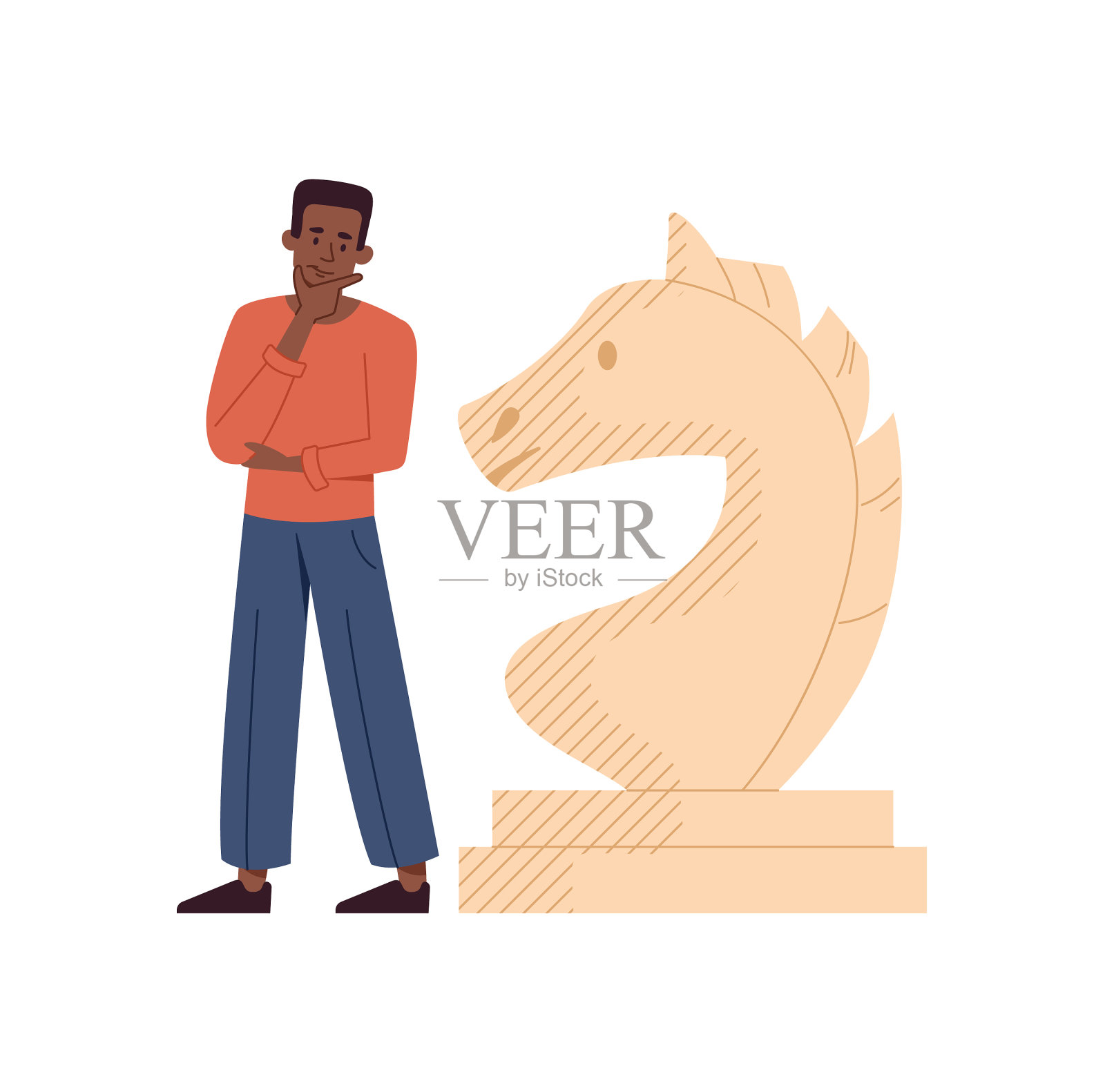 字符与国际象棋设计元素图片