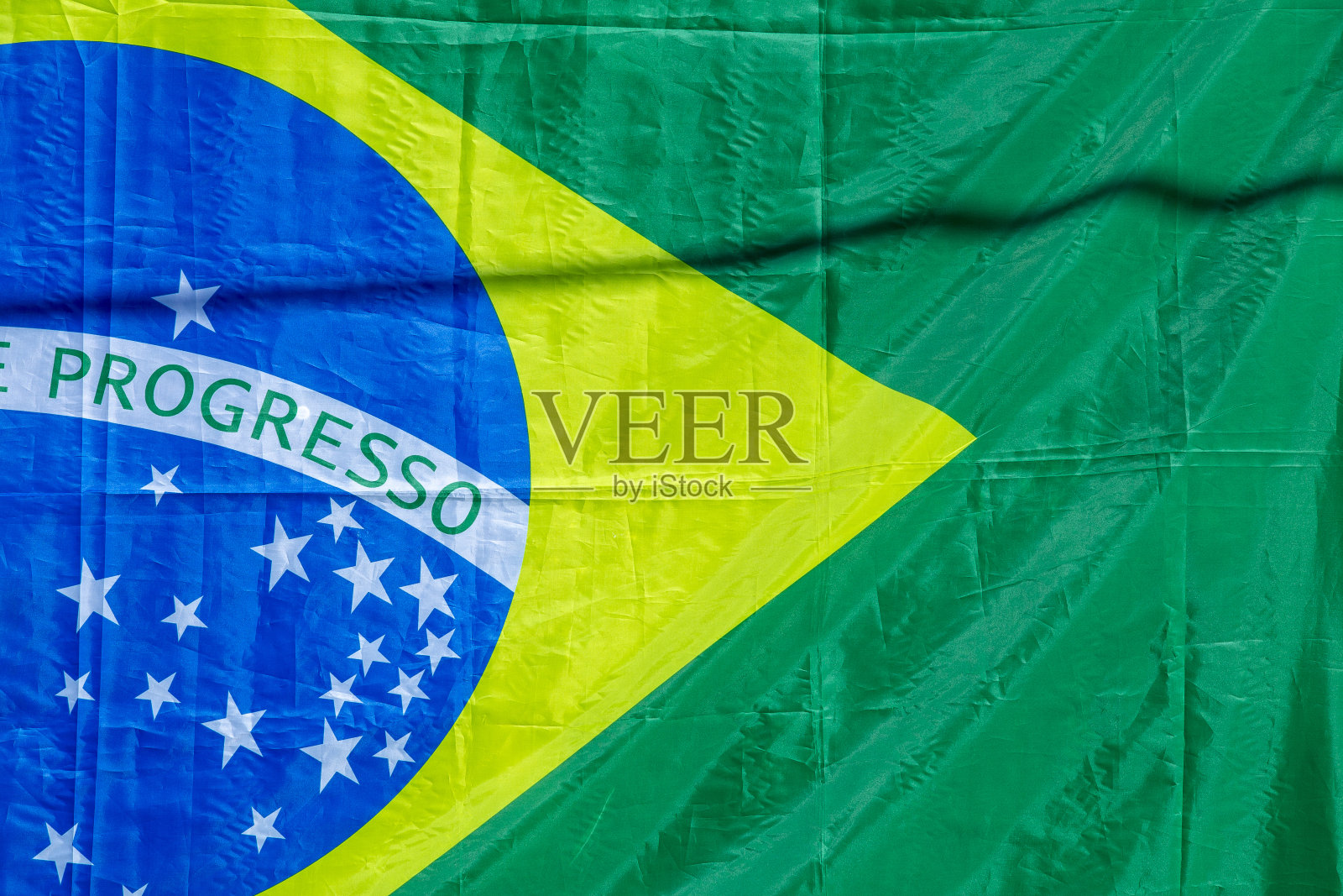 巴西国旗的特写照片摄影图片