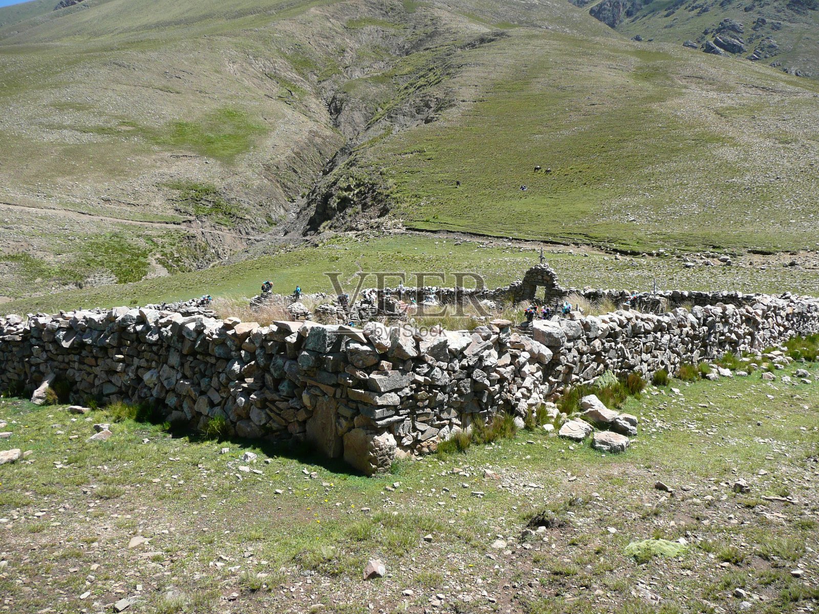 安第斯公墓照片摄影图片