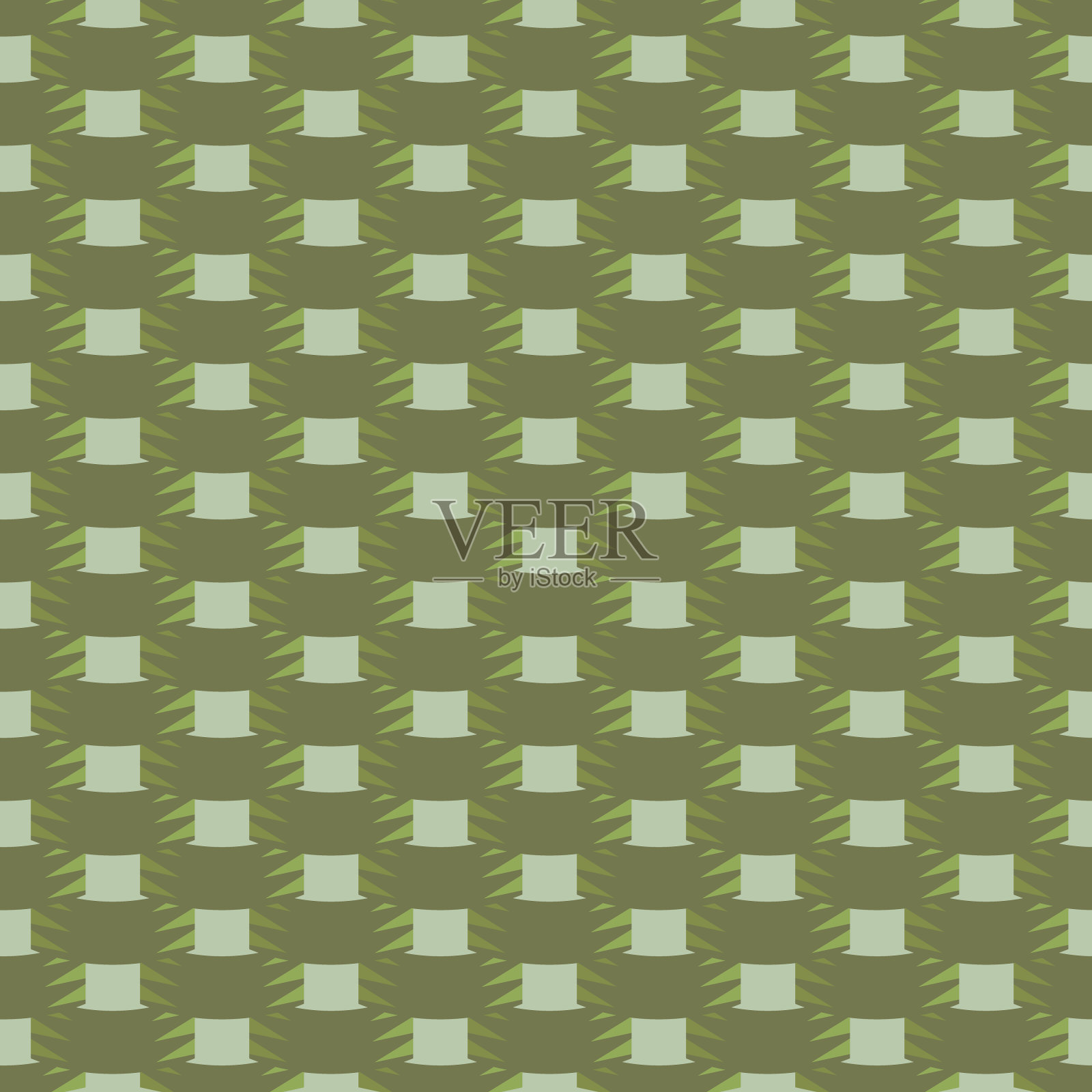 向量编织艺术无缝模式。插画图片素材