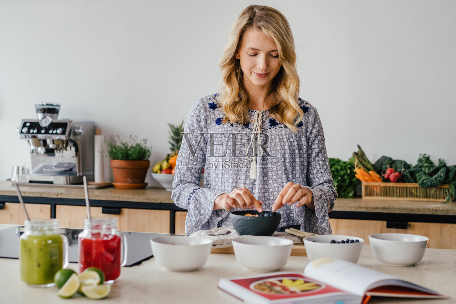 素食烹饪照片摄影图片