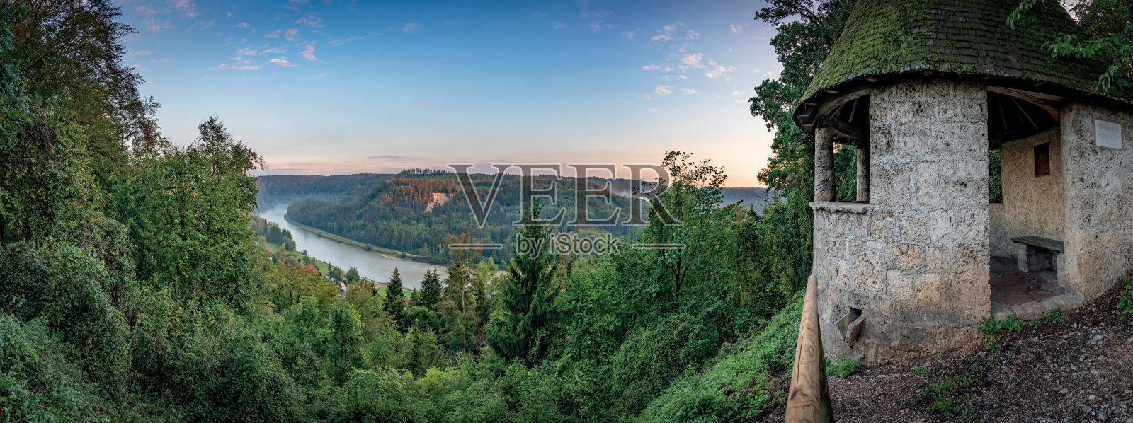 Salzachblick，视图海盗，不受影响，Salzach，上巴伐利亚，巴伐利亚照片摄影图片