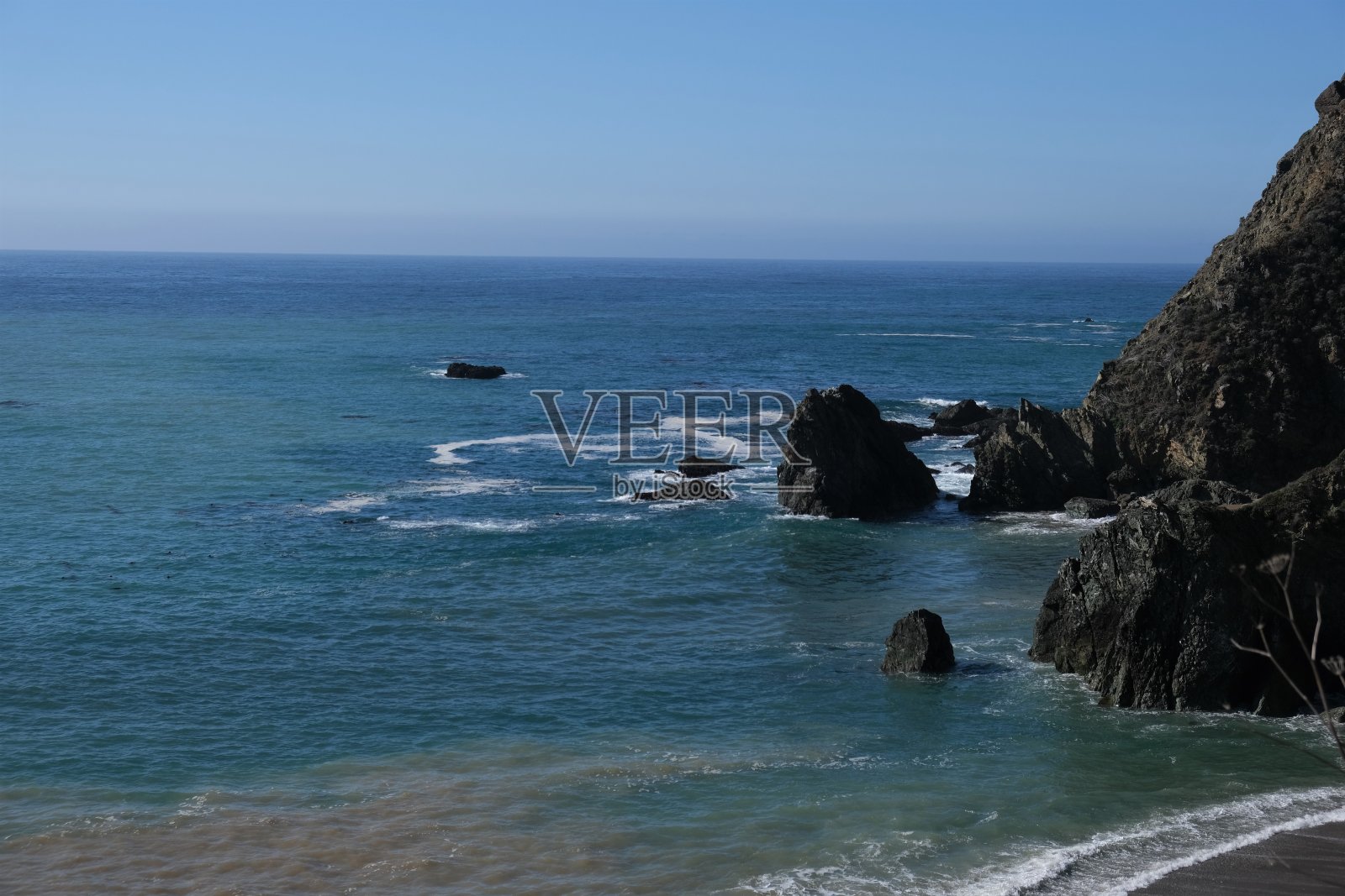 加利福尼亚中部海岸，CA-1照片摄影图片