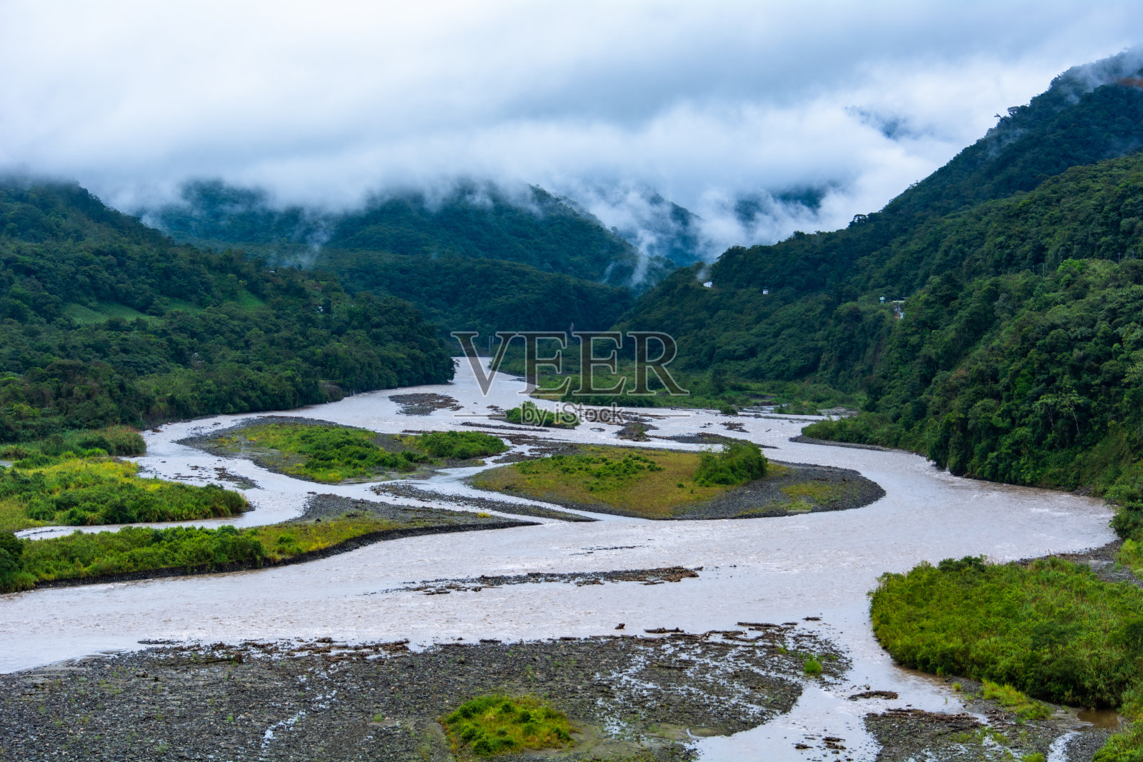 南美洲亚马逊河中令人难以置信的河流照片摄影图片