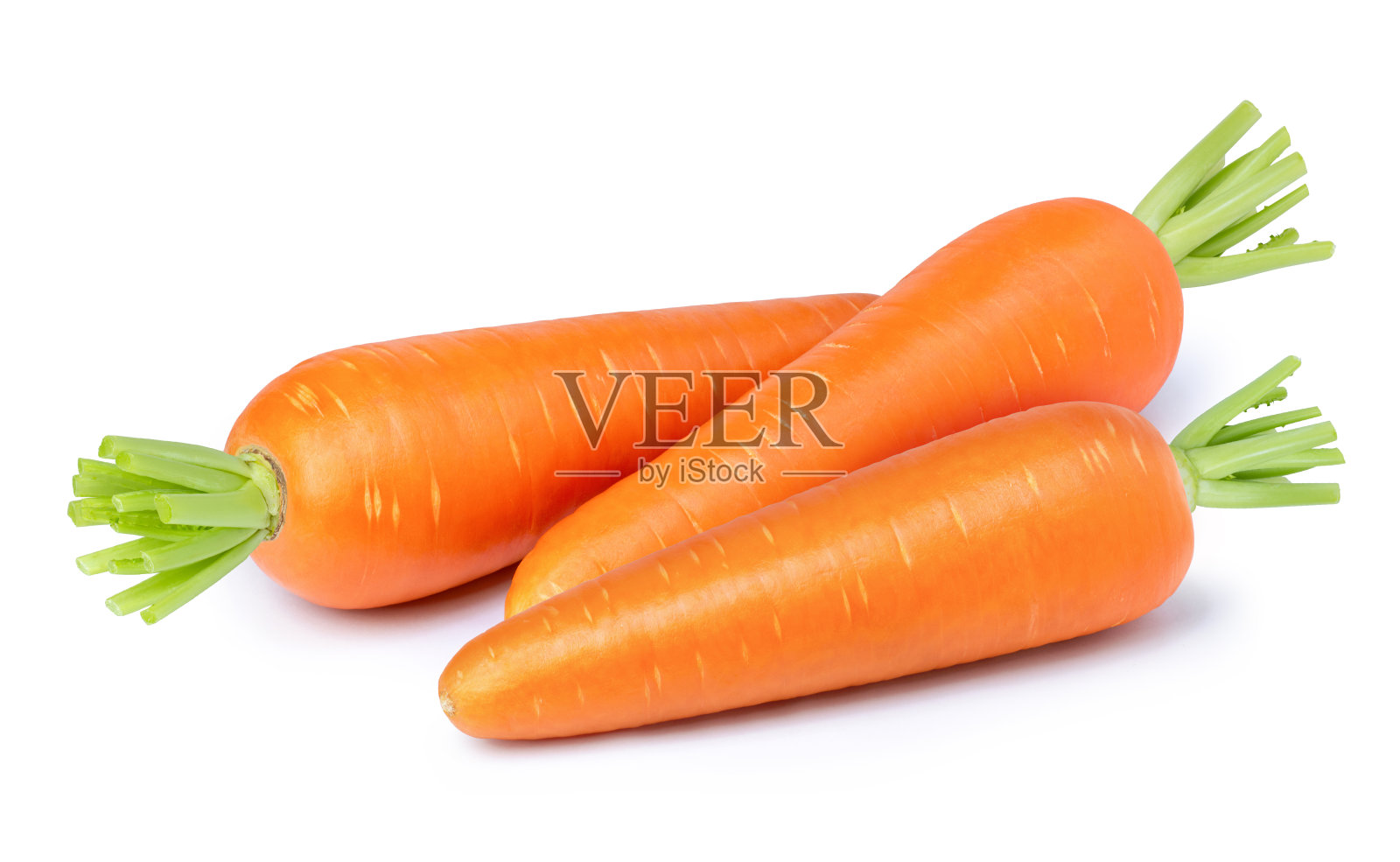 胡萝卜孤立于白色C照片摄影图片