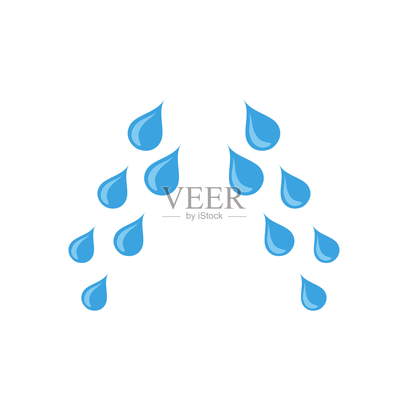 水滴插画图片素材