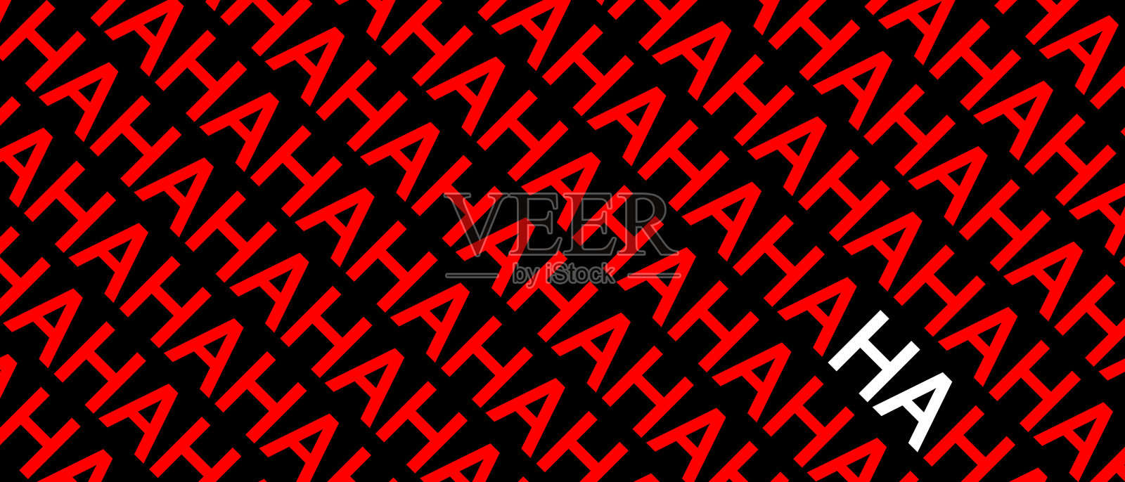 哈哈大笑背景。带有红色字母的黑色抽象背景。万圣节背景。矢量EPS 10插画图片素材