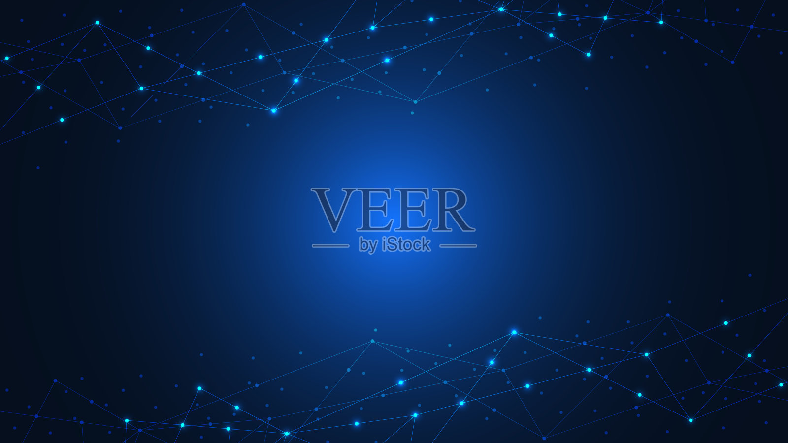 摘要技术背景采用点与线相连接。全球网络连接、互联网技术和数字通信概念插画图片素材