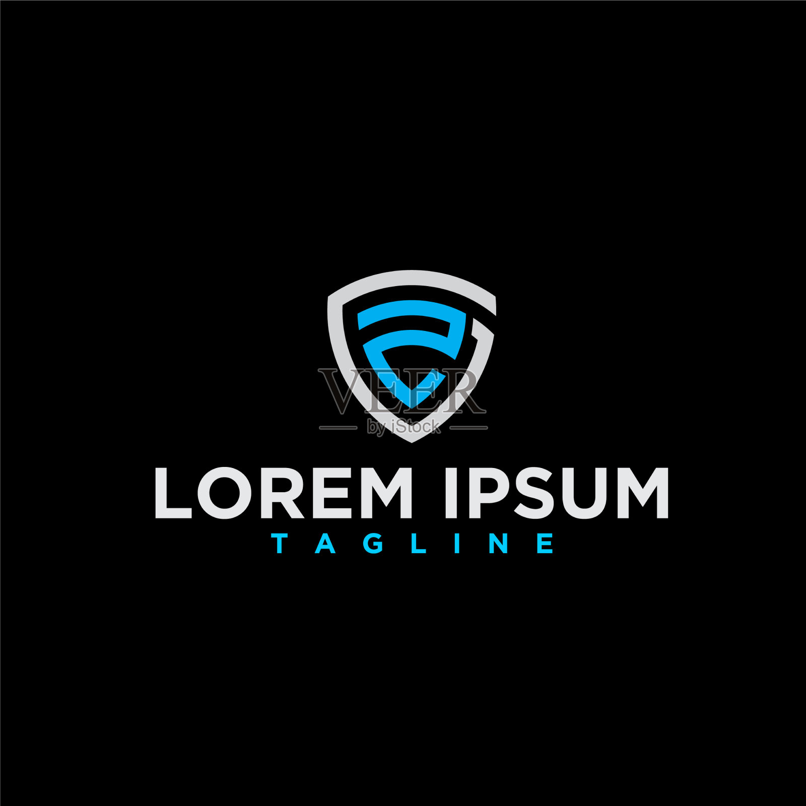 Gz或zg盾徽设计插画图片素材