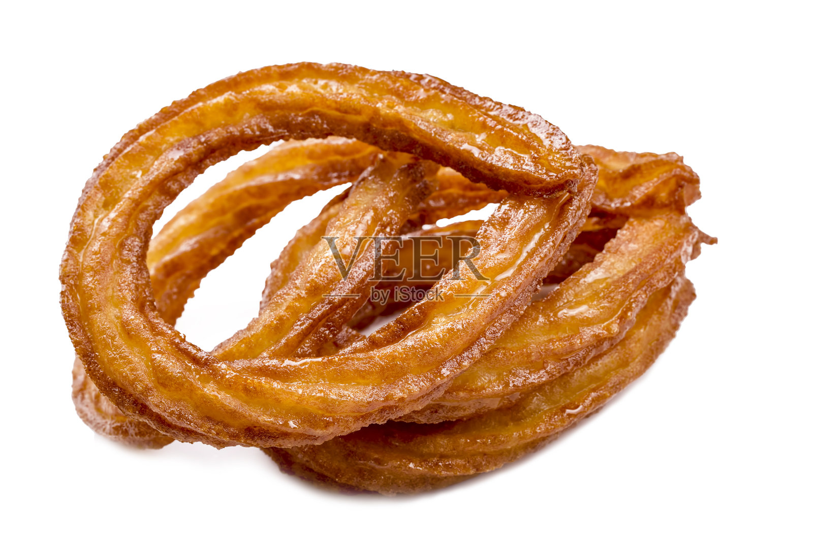 传统美味的土耳其甜点;环形甜点，halka tatli照片摄影图片