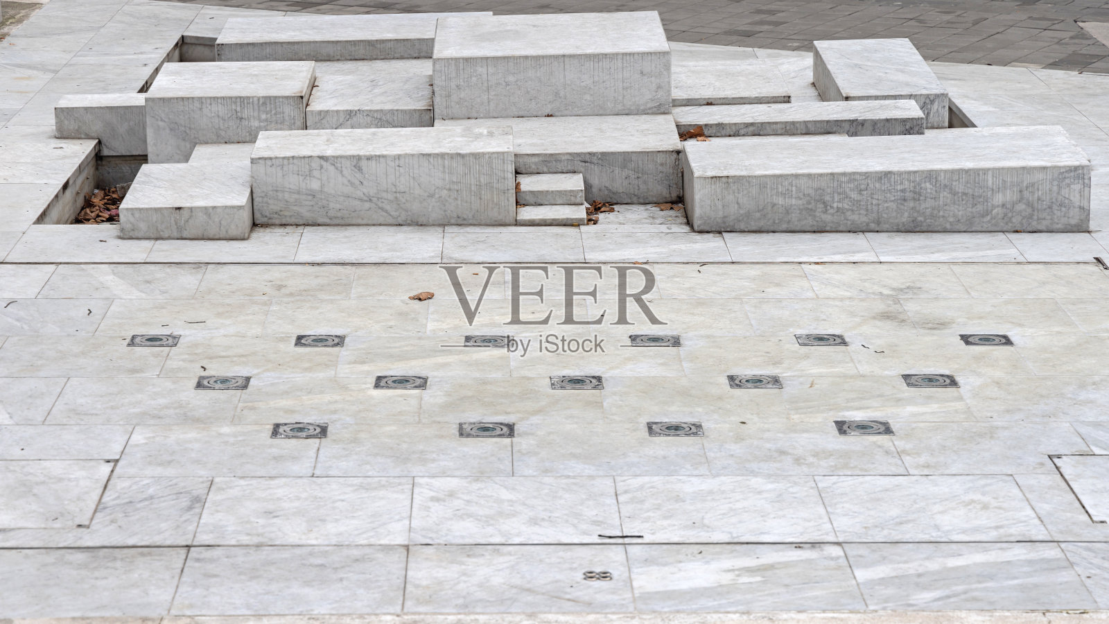 干地板喷泉照片摄影图片