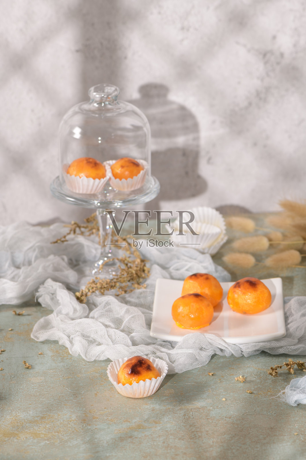 葡萄牙蛋栗子照片摄影图片