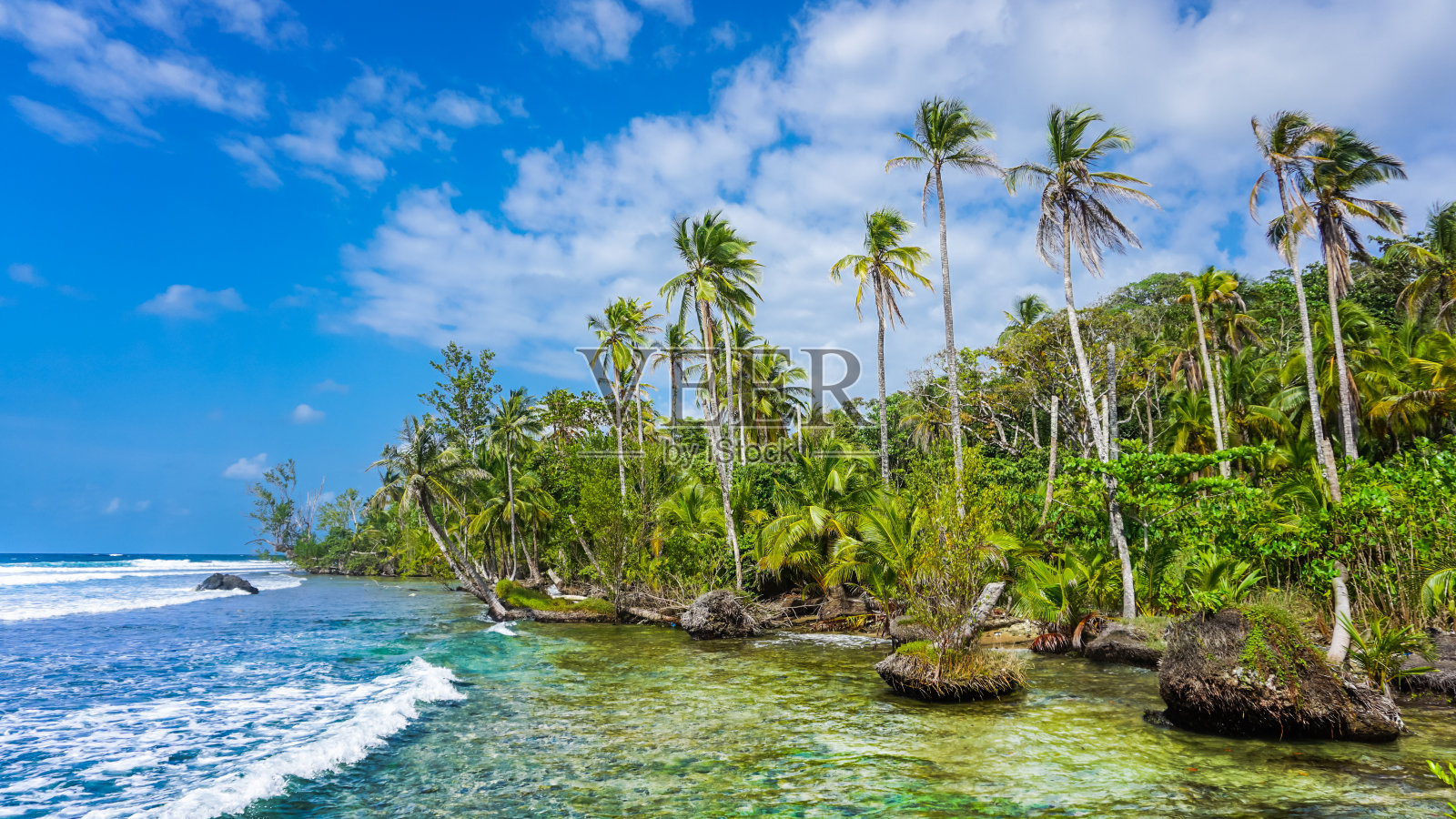 热带壁纸和美丽的海景自然环境。照片摄影图片