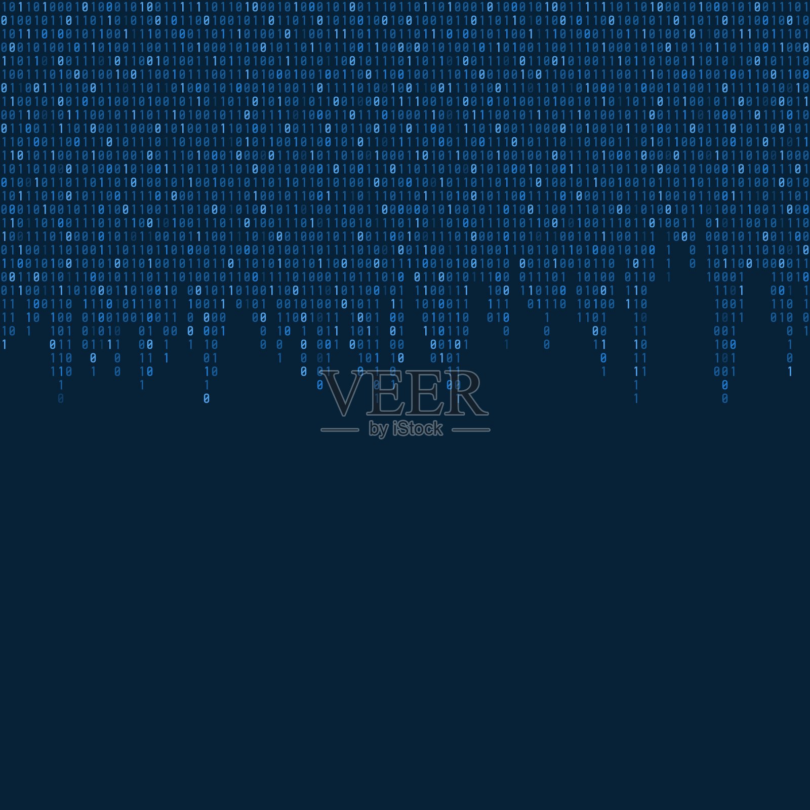 二进制码网络模式矩阵插画图片素材