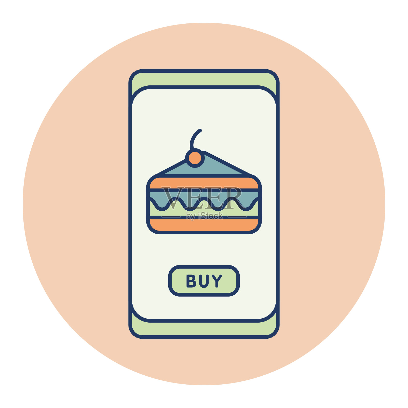 快餐外卖服务矢量图标图标素材