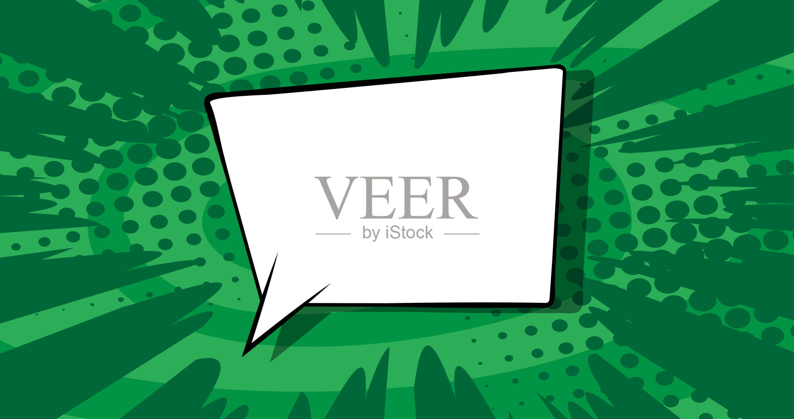 复古漫画风格的演讲泡泡背景。插画图片素材