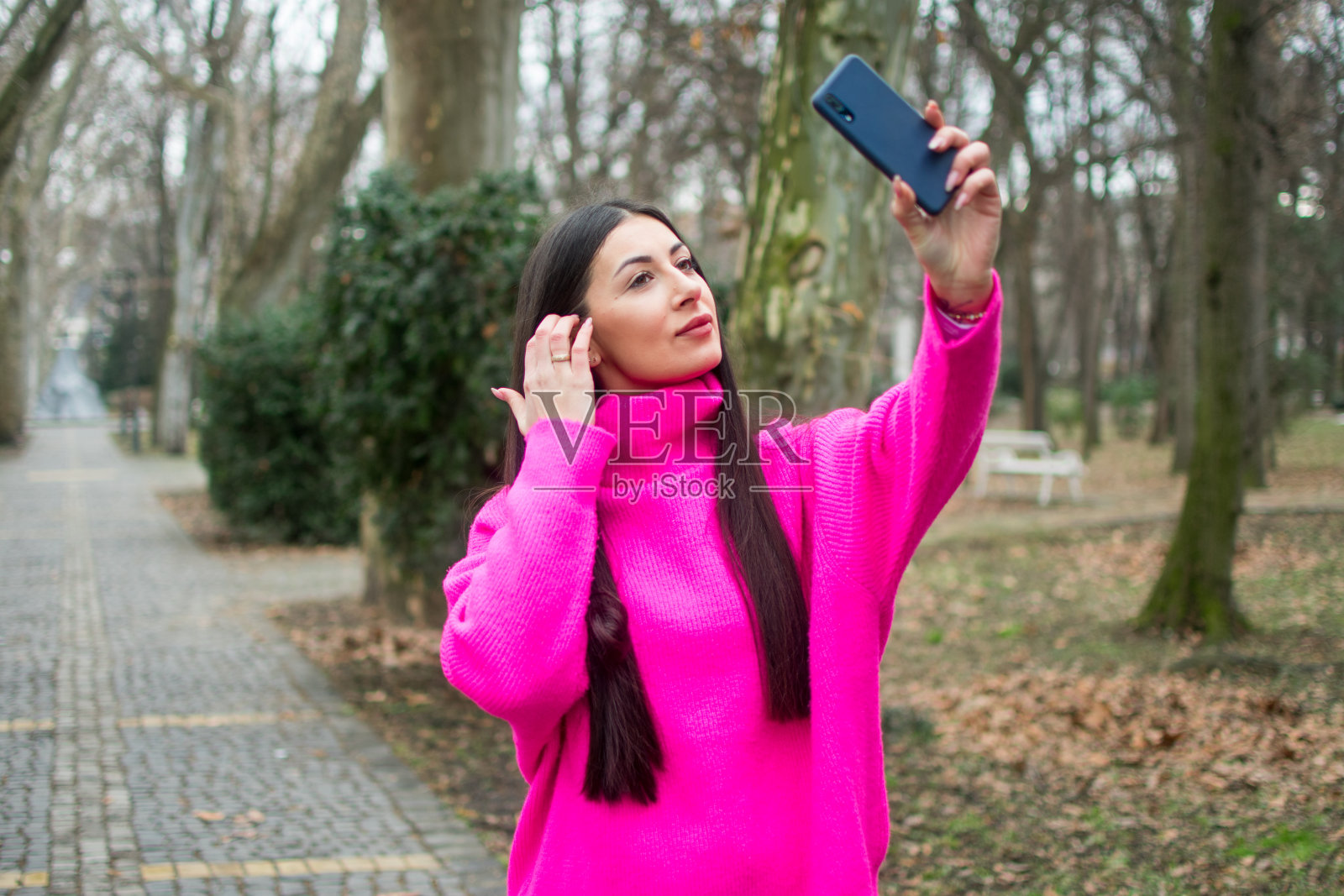 让我自拍一张照片摄影图片