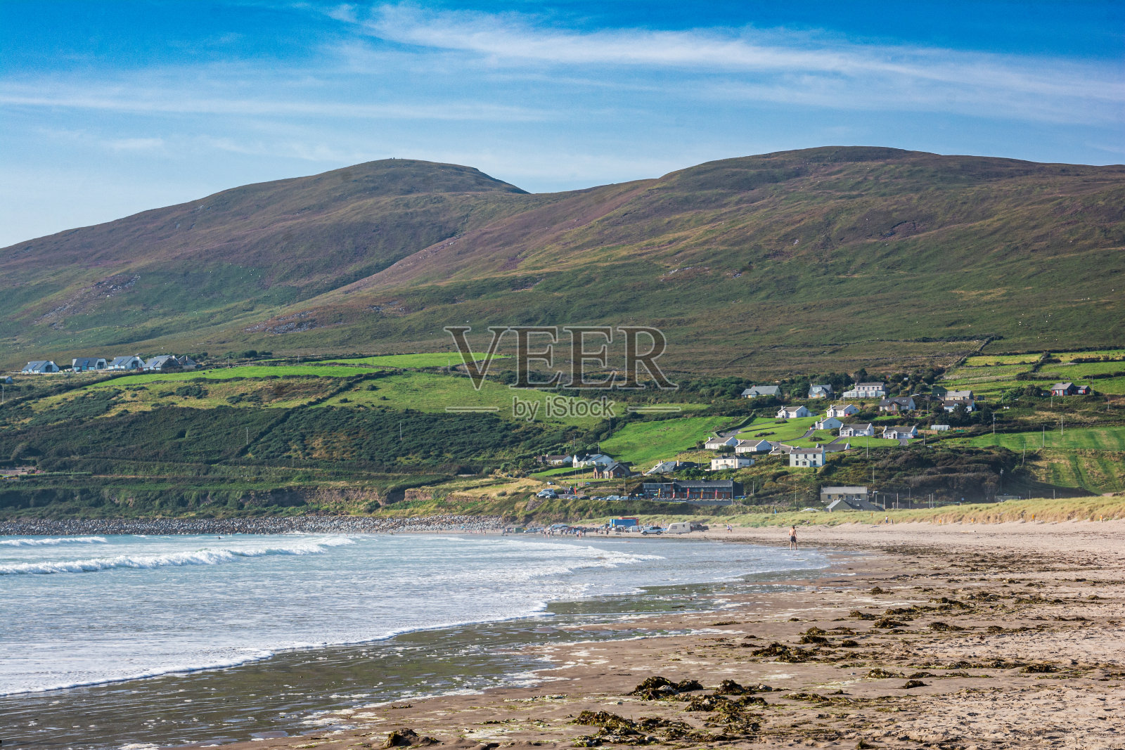 爱尔兰丁格尔半岛的英寸海滩照片摄影图片