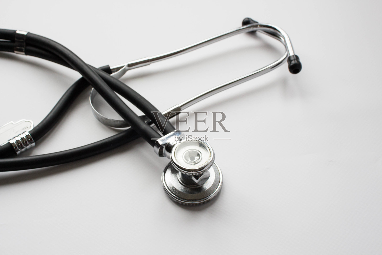 白底特写听诊器照片摄影图片