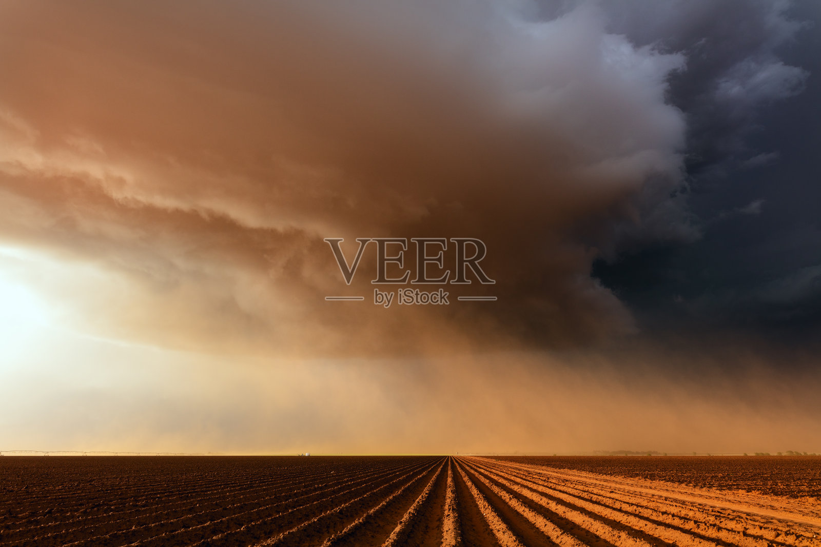 德州沙尘暴照片摄影图片