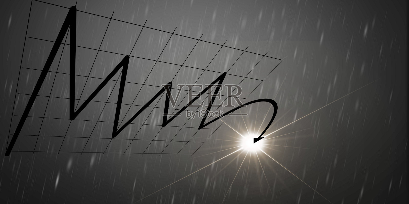 图表和图表金融和商业在市场波动经济照片摄影图片