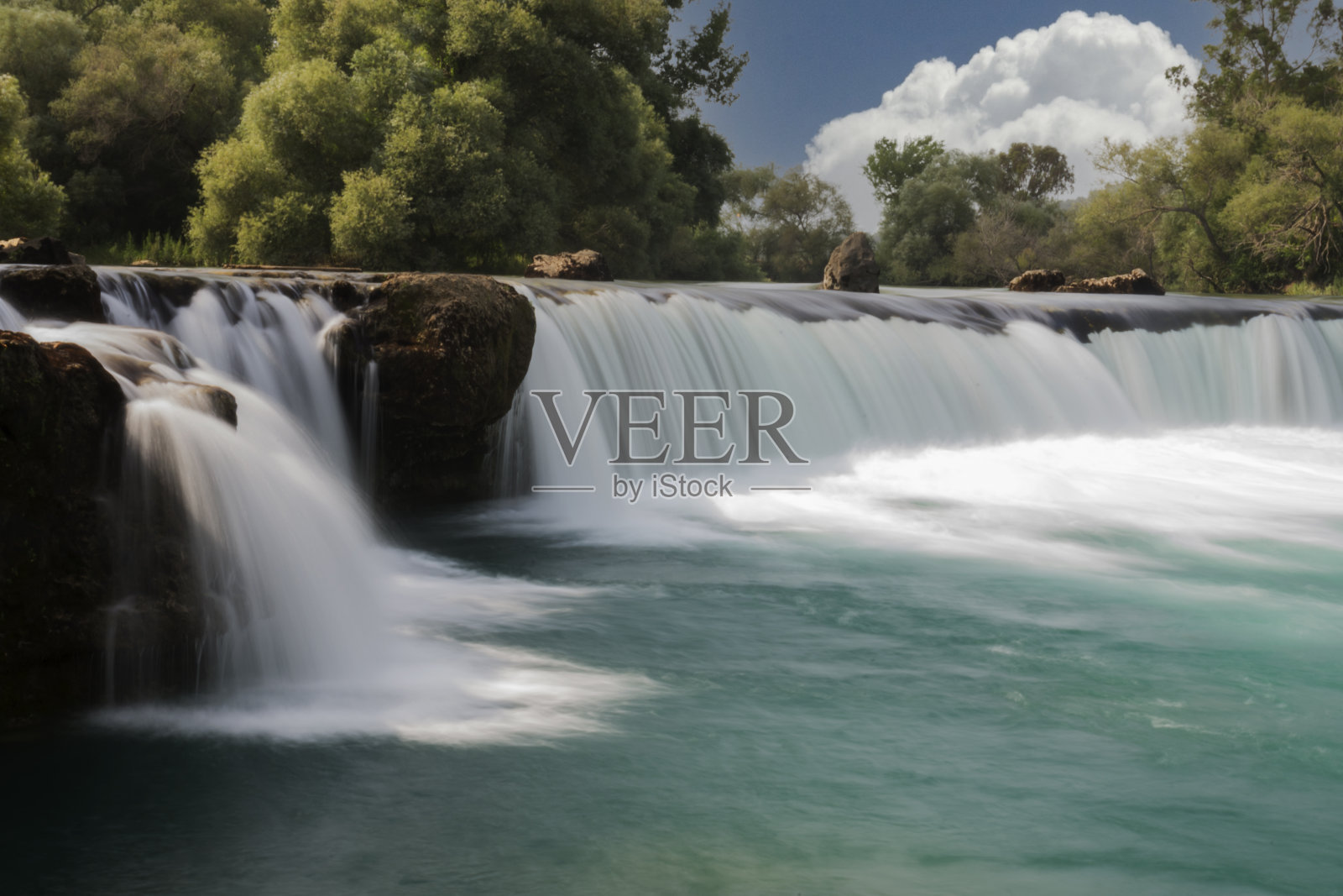 Manavgat瀑布景观照片摄影图片