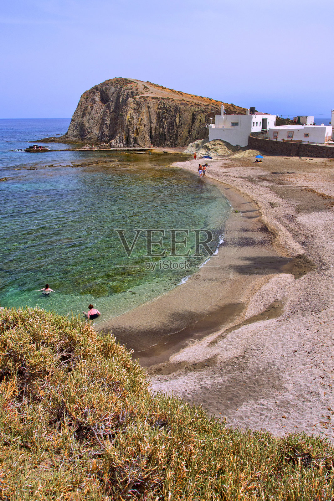 Isleta del Moro海滩，Cabo de Gata- nijar自然公园，西班牙照片摄影图片