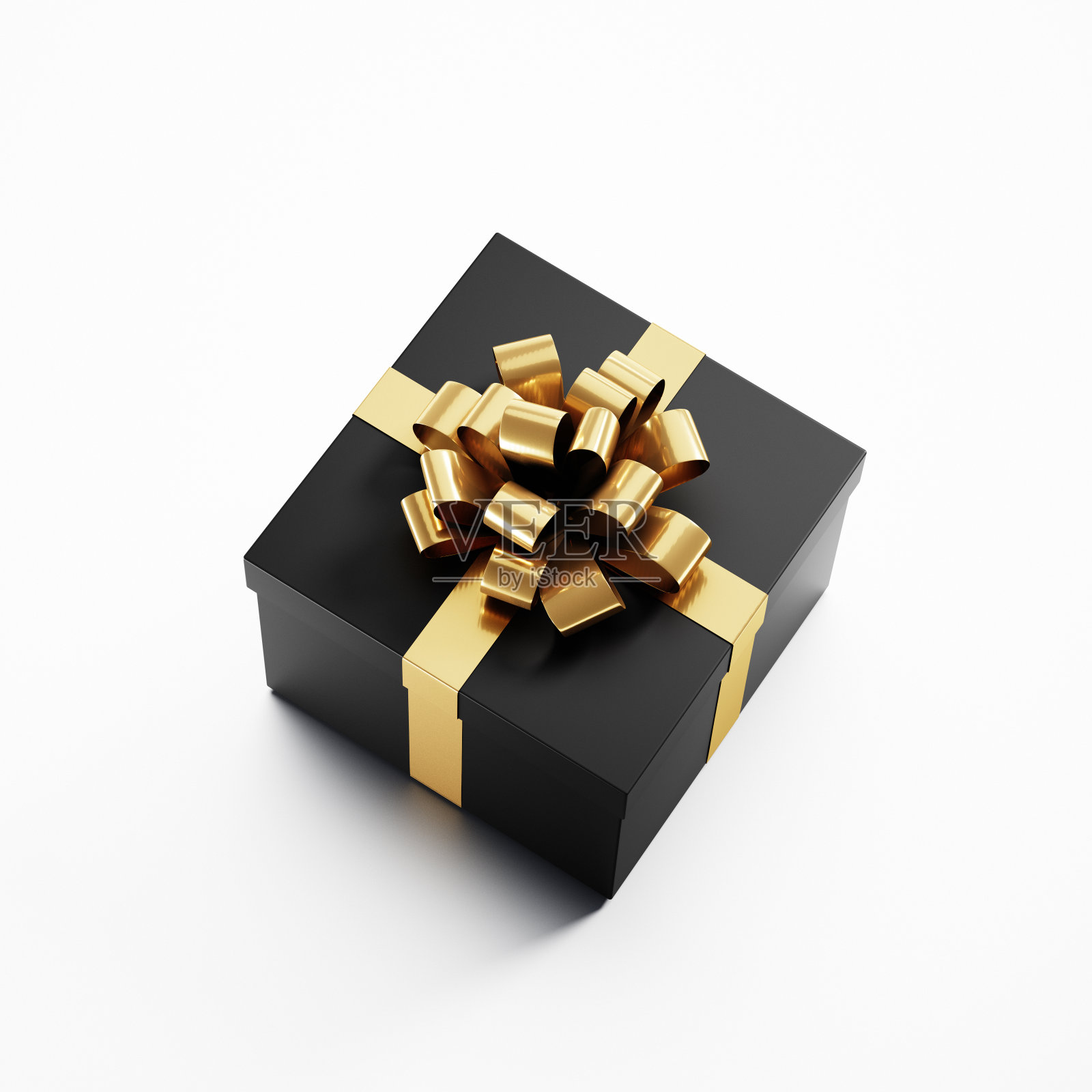 黑色礼盒照片摄影图片