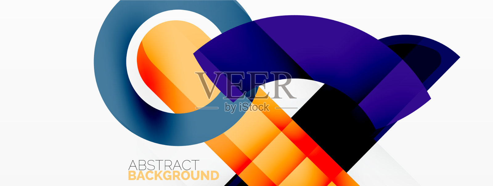 彩色几何条纹线条抽象背景插画图片素材