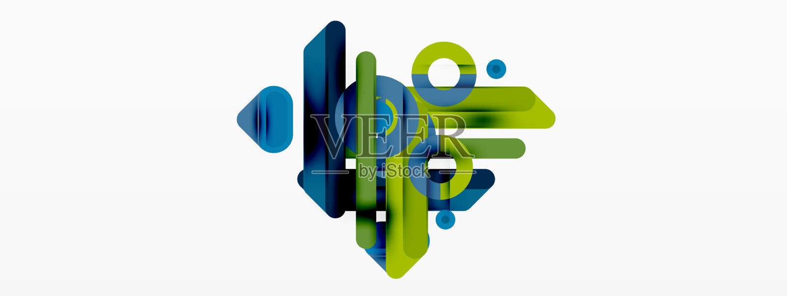 线条几何背景条纹和环插画图片素材