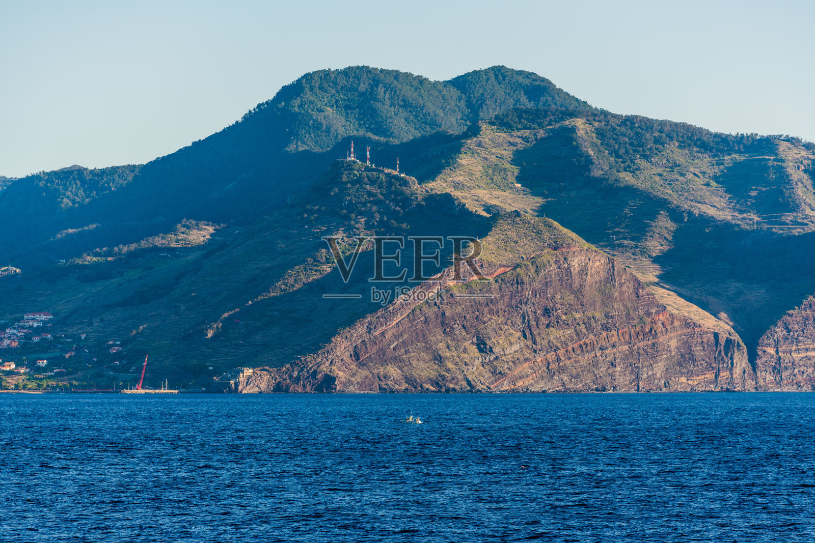 葡萄牙马德拉岛的Funchal城照片摄影图片