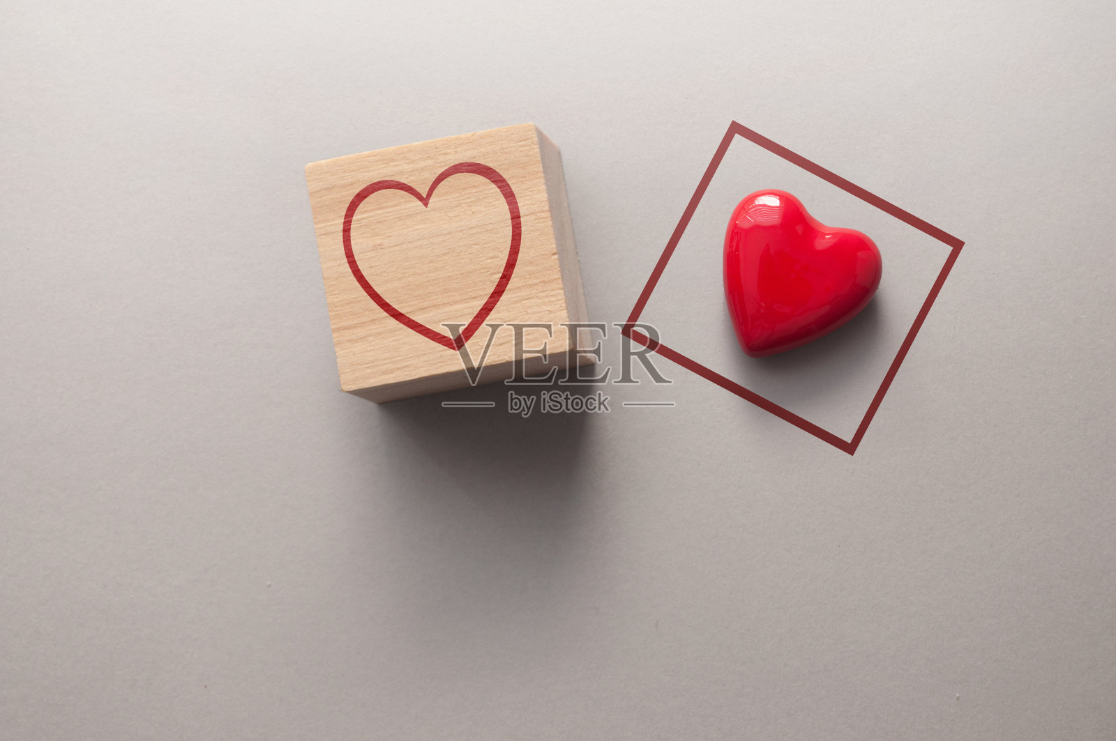 两颗心照片摄影图片