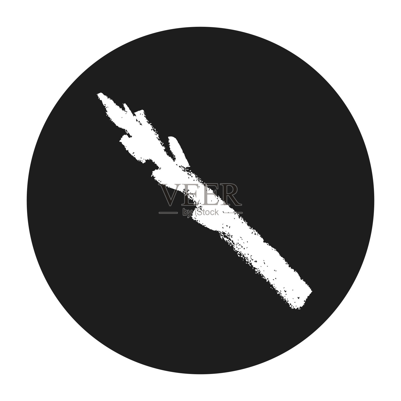 向量芦笋图标。铅笔纹理。绿麻雀草插图孤立。插画图片素材