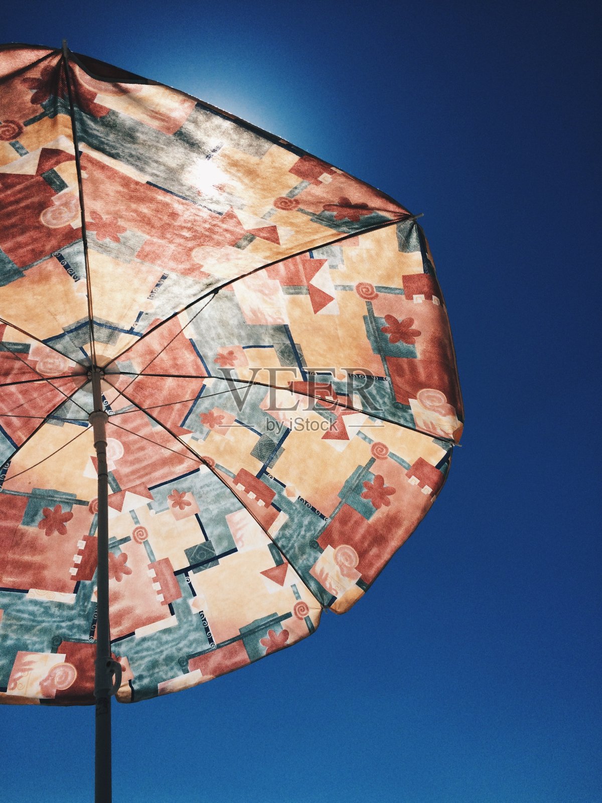 沙滩伞照片摄影图片