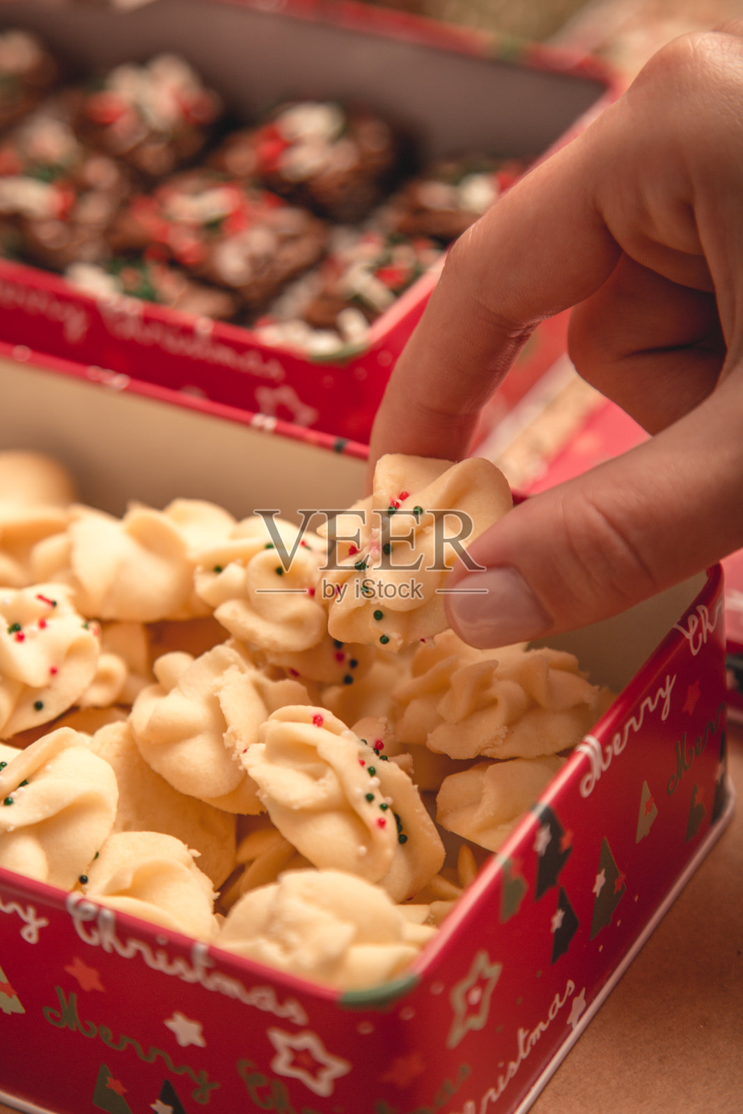 黄油饼干照片摄影图片
