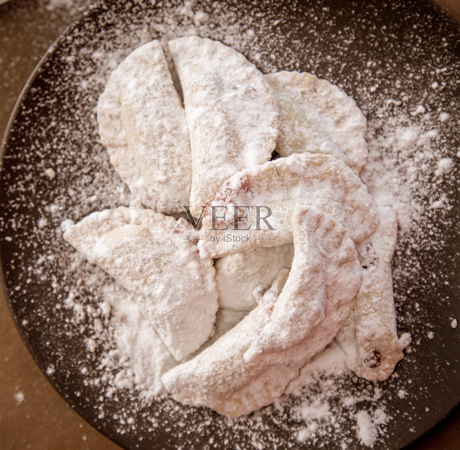 甜肉馅卷饼照片摄影图片