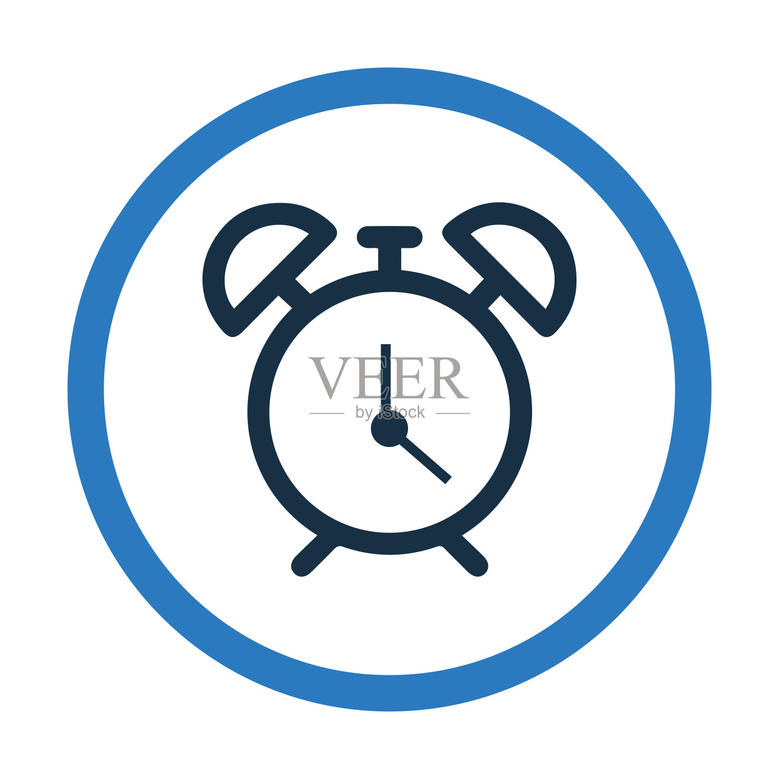 闹钟或余数图标插画图片素材