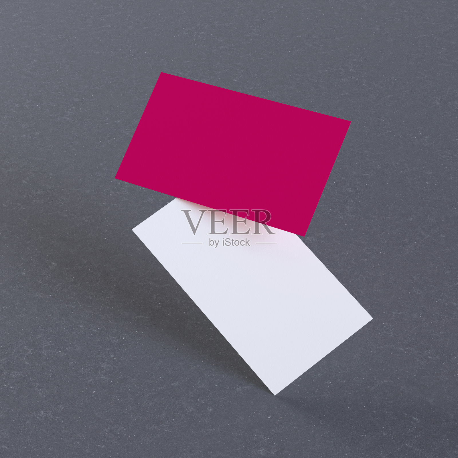 名片模拟与复制空间灰色背景照片摄影图片