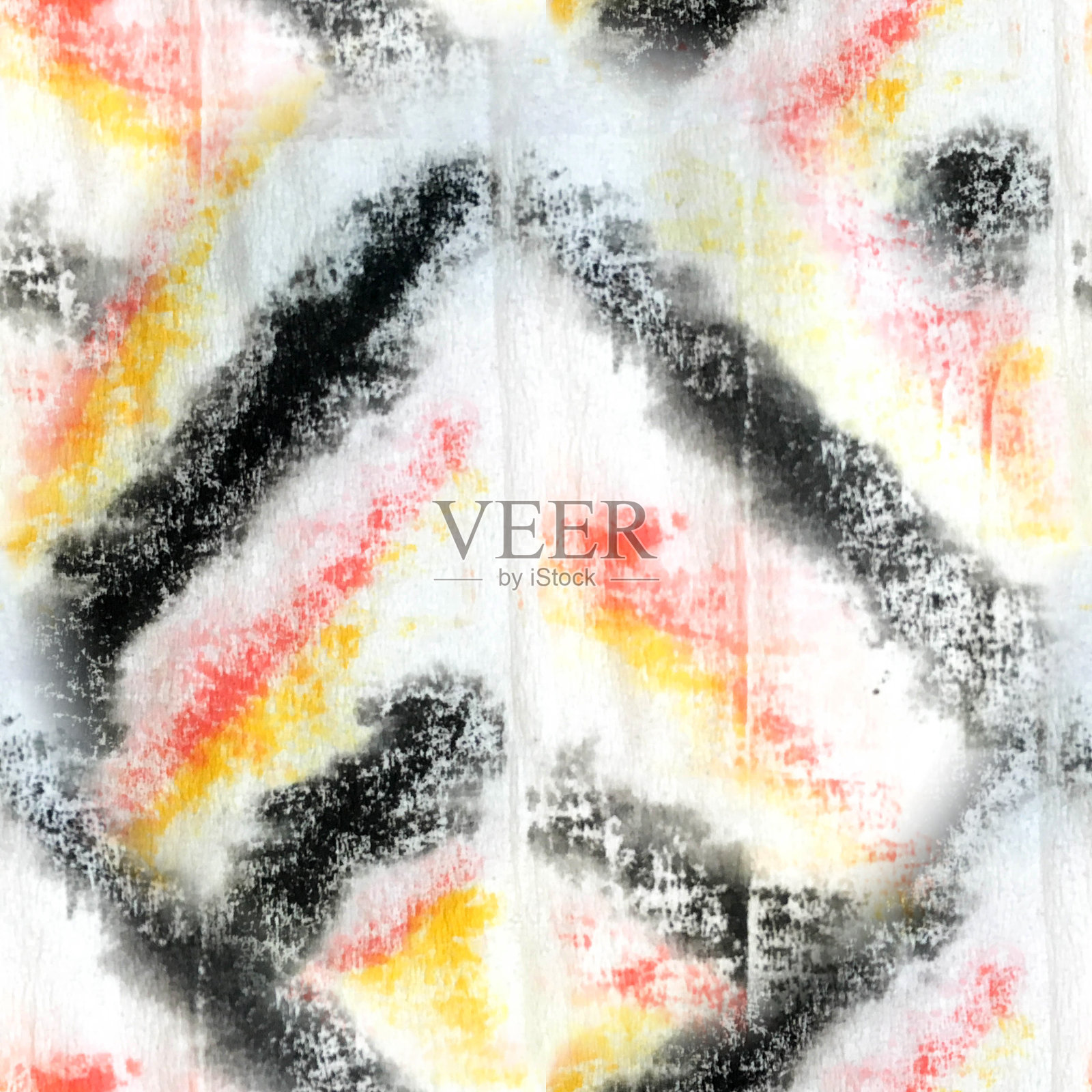 黑色无缝民族艺术设计。部落装饰纹理。民族背景艺术。扎染的颜色照片摄影图片