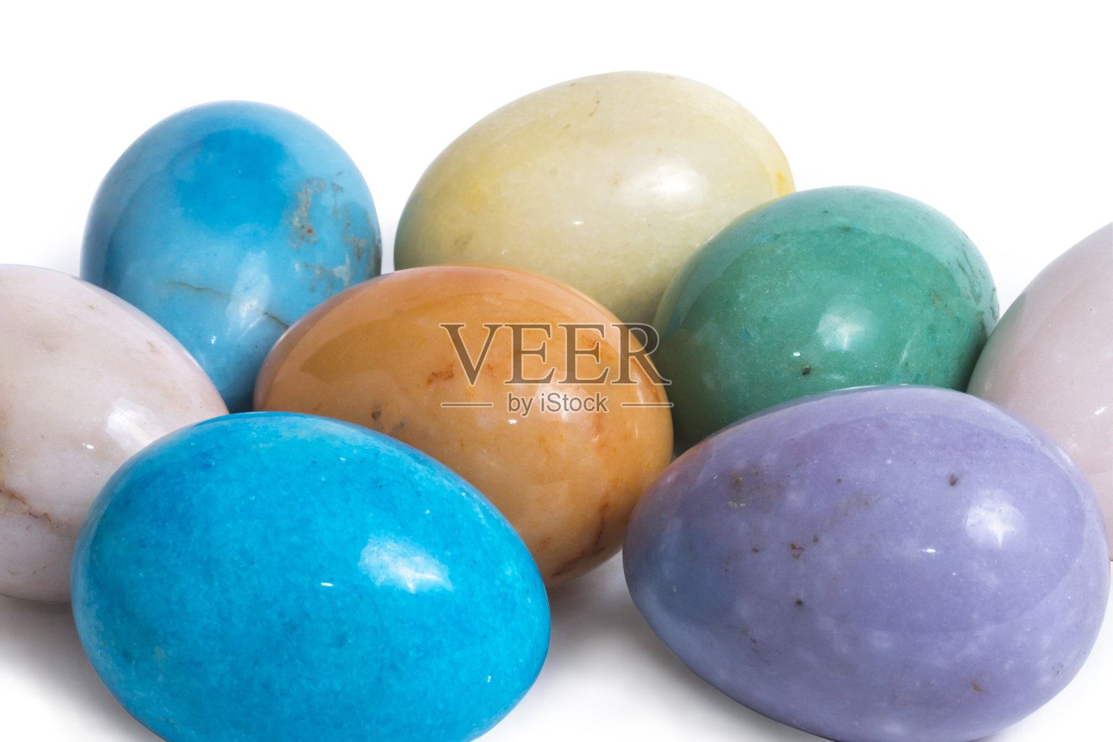 雪花石膏复活节彩蛋照片摄影图片