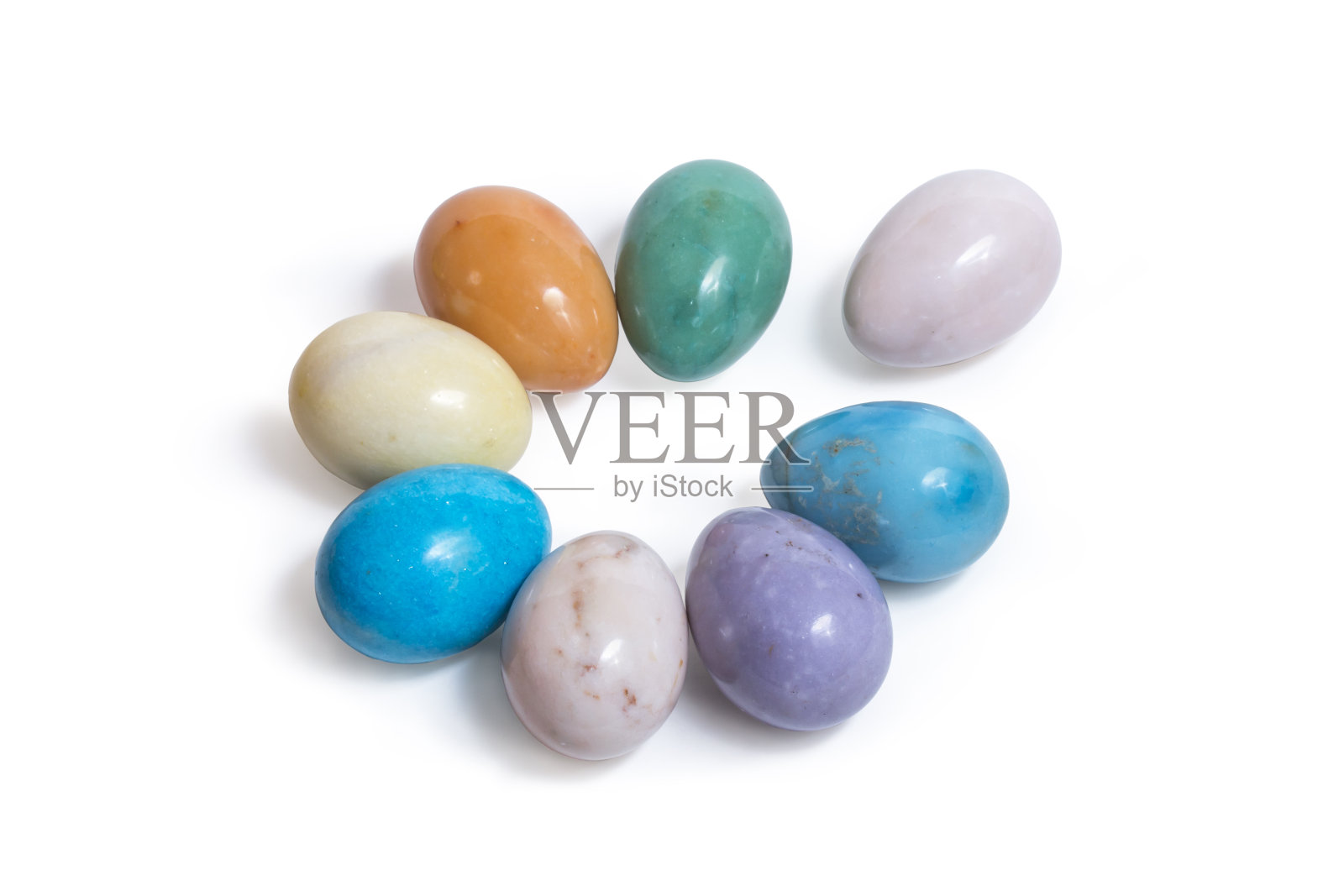 雪花石膏复活节彩蛋照片摄影图片