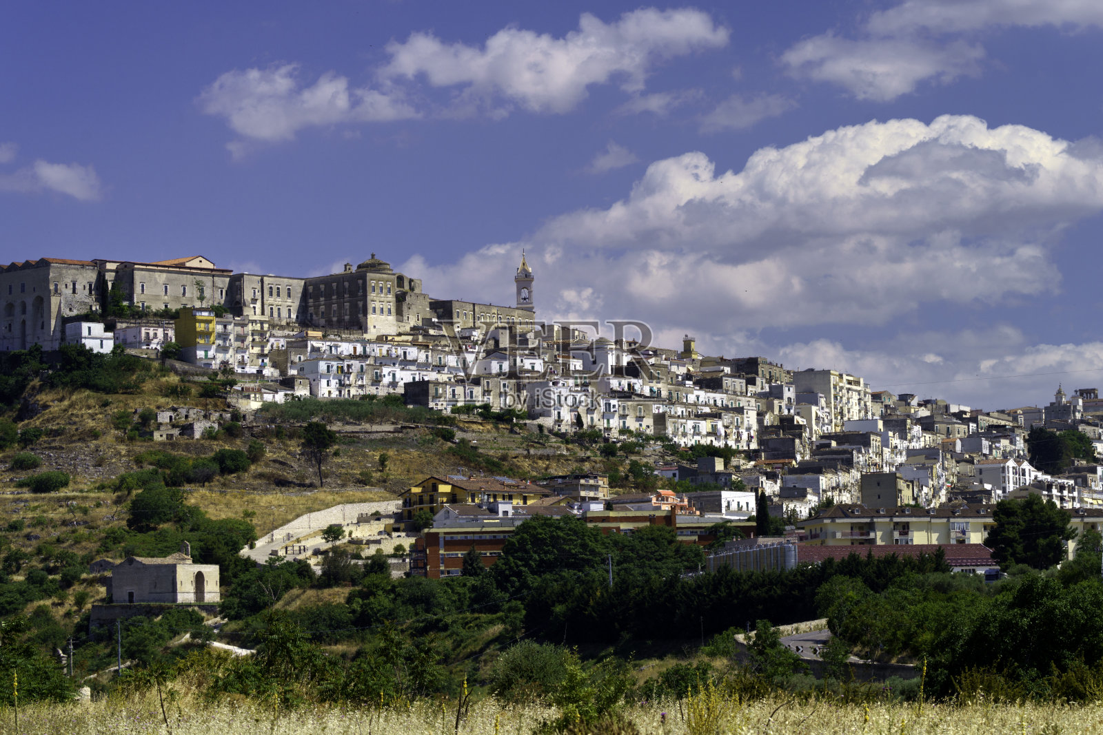 Minervino Murge，阿普利亚的历史名城照片摄影图片