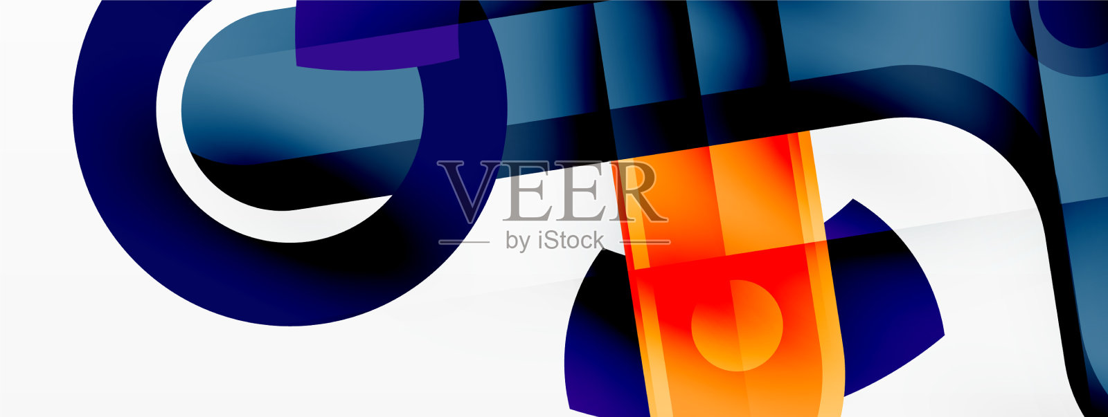 彩色几何条纹线条抽象背景插画图片素材