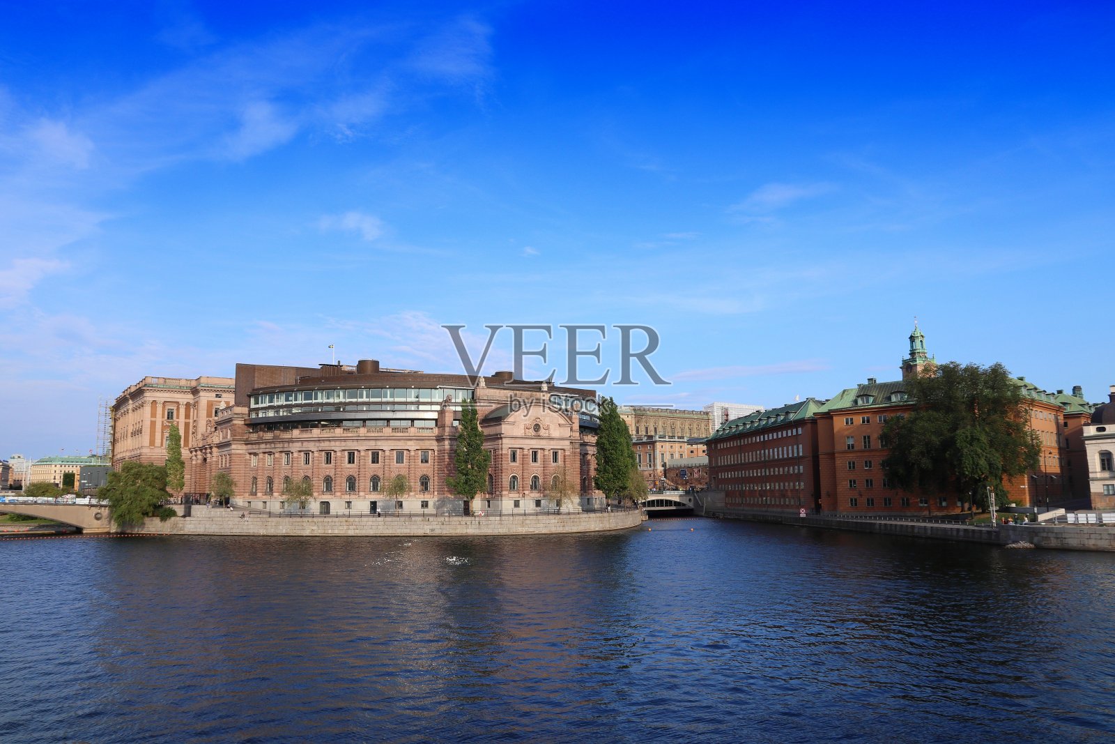 斯德哥尔摩议会(瑞典议会)照片摄影图片