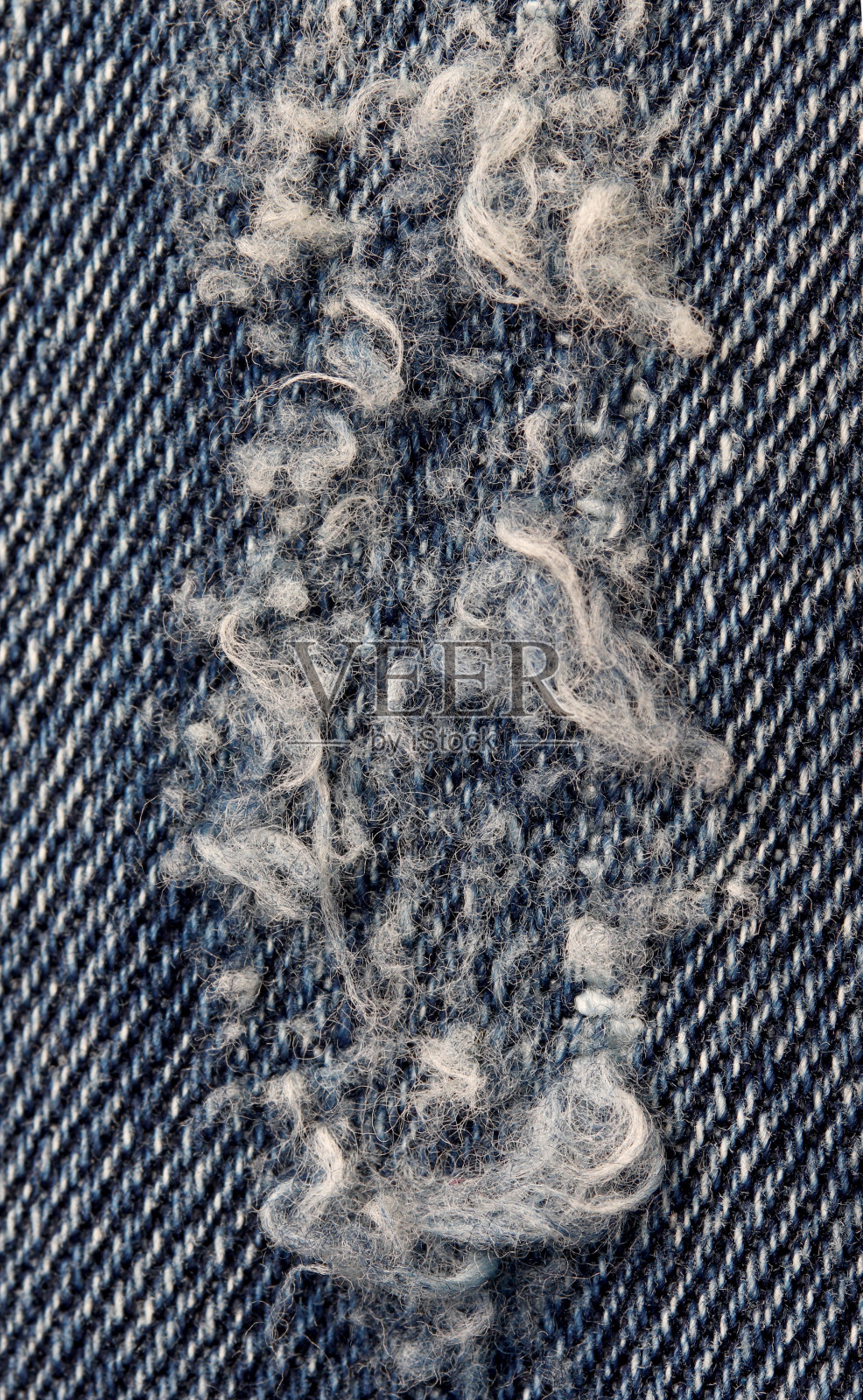 蓝色牛仔裤纹理背景的特写照片摄影图片